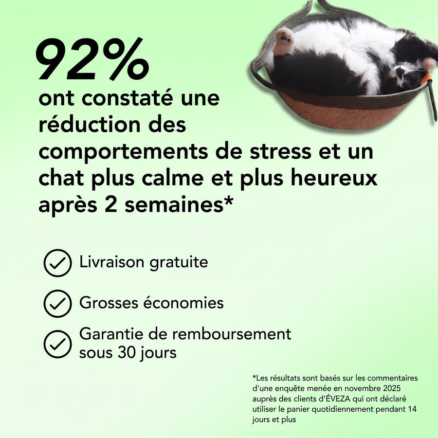 Panier griffoir tissé à la main pour chat
