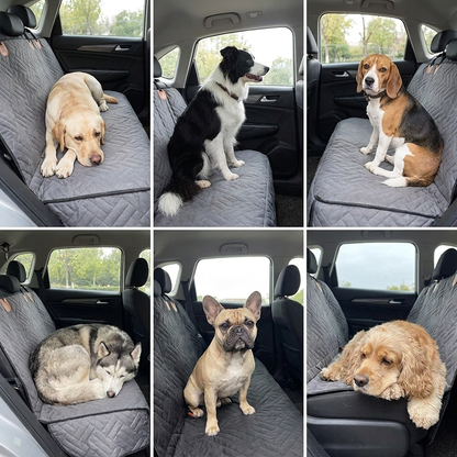 Housse de siège auto pour chien - Fond rigide